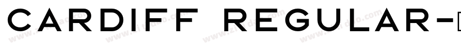 Cardiff Regular字体转换